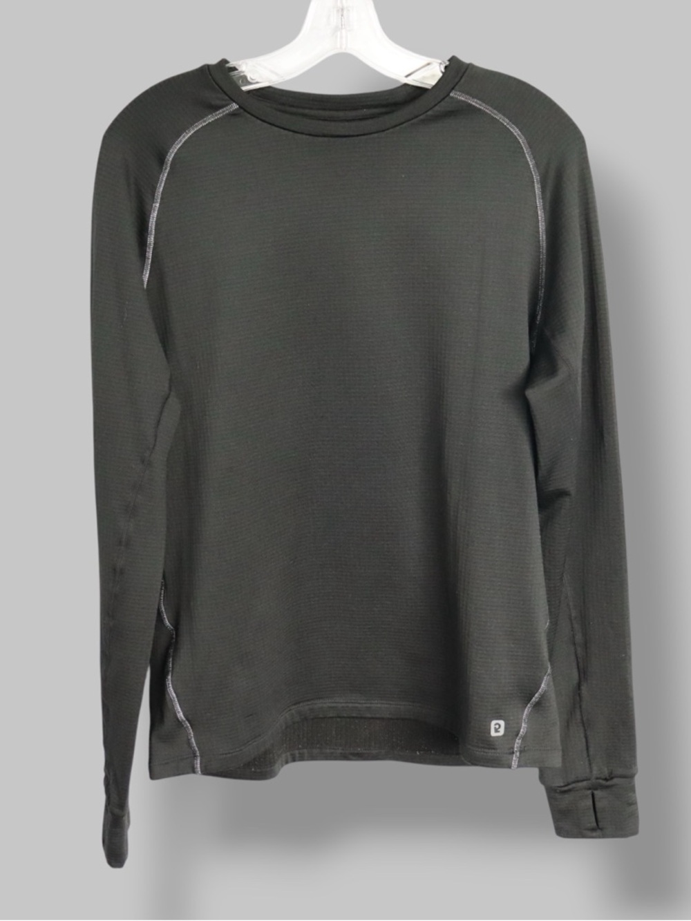 Vision Street Wear Long Sleeve Thermal Shirt Men’s Medium Black Waffle Knit